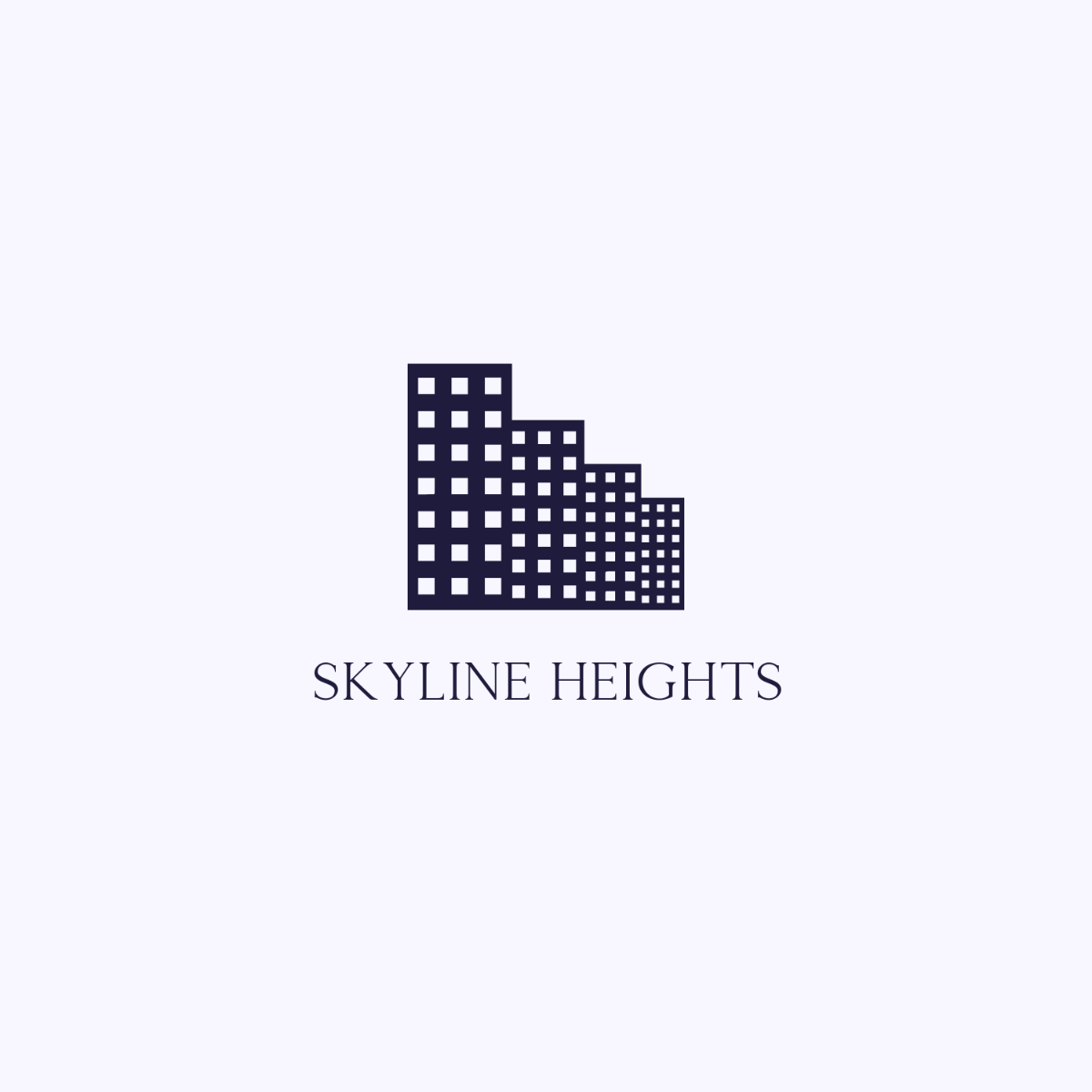 Free High Rise Real Estate Logo Template