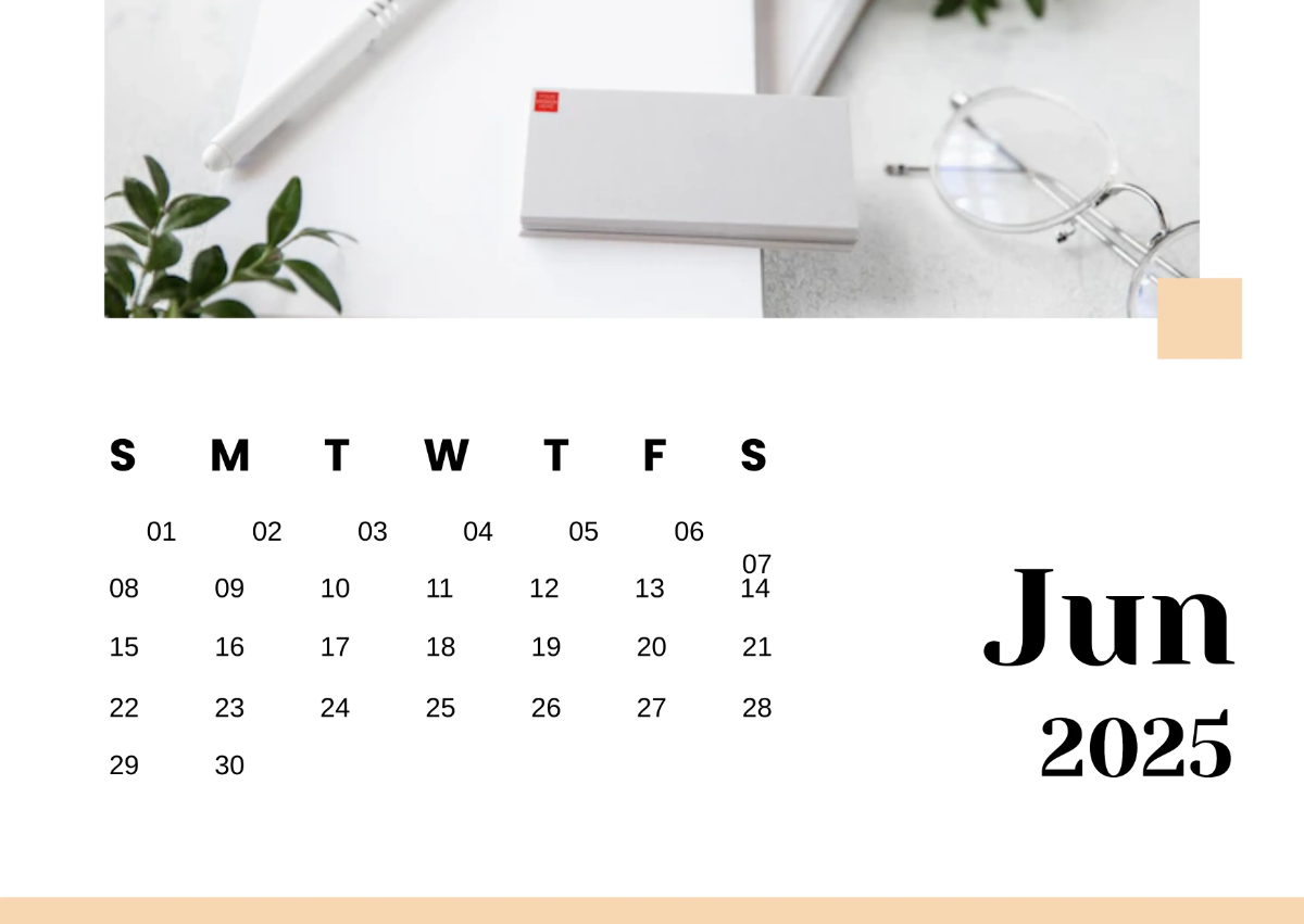 Free 2025 Calendar Template to Edit Online