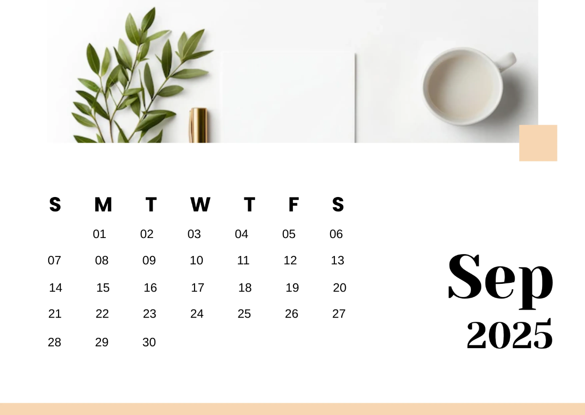 Free 2025 Calendar Template to Edit Online
