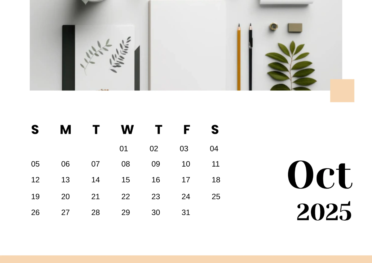 Free 2025 Calendar Template to Edit Online