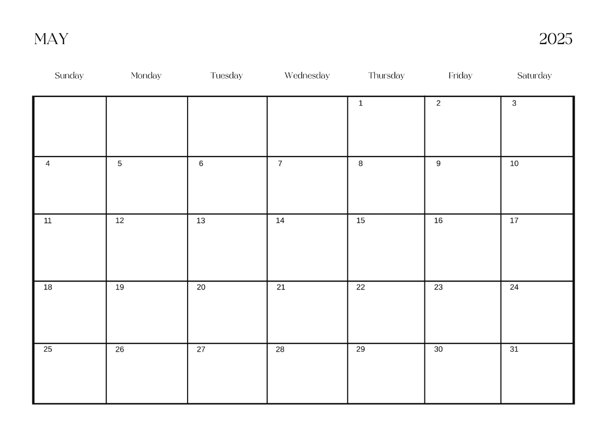 Free 2025 Calendar with Images Template to Edit Online