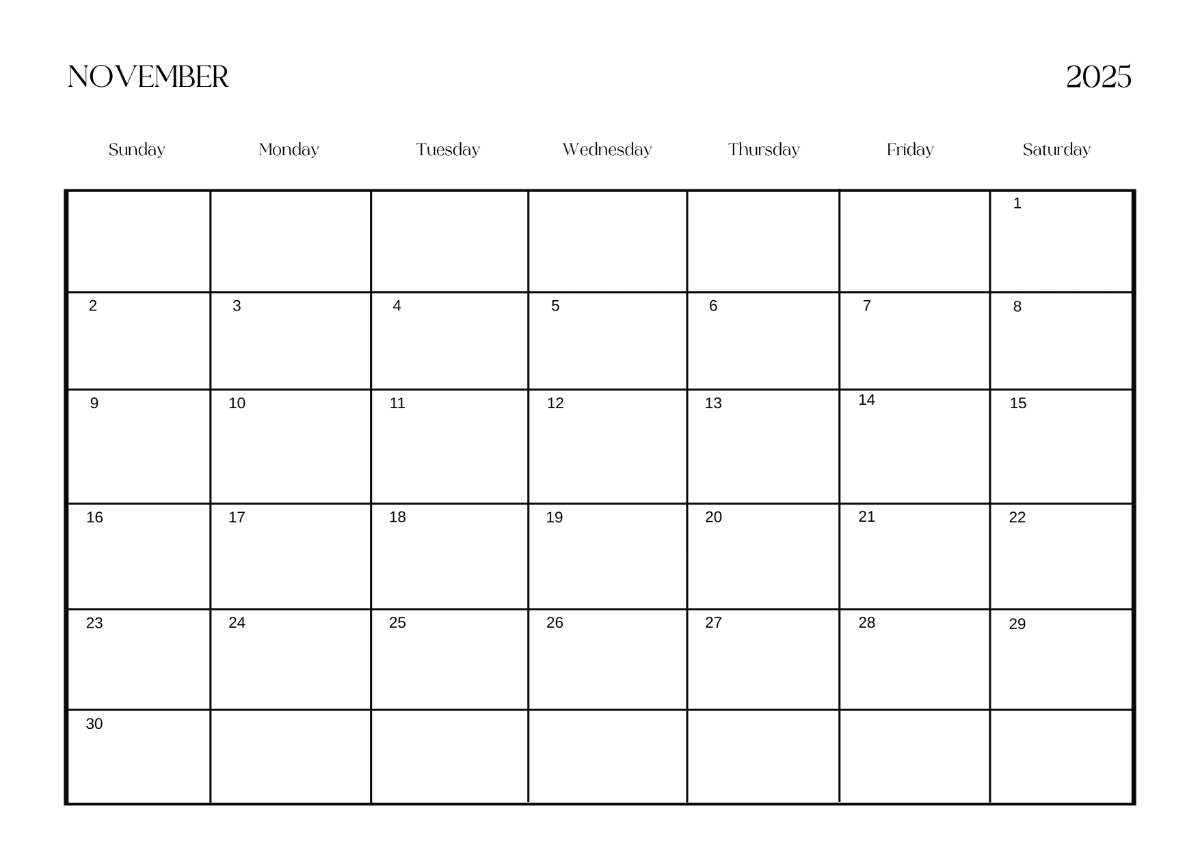Free 2025 Calendar with Images Template to Edit Online