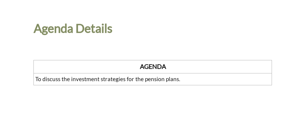 Pension Trustee Meeting Minutes Template 2.jpe