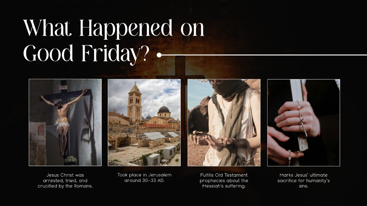 Free Good Friday Presentation Template to Edit Online