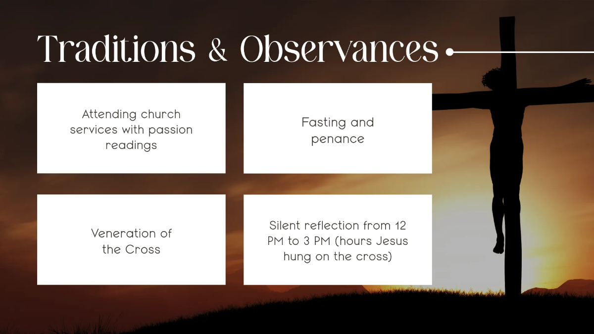 Free Good Friday Presentation Template to Edit Online