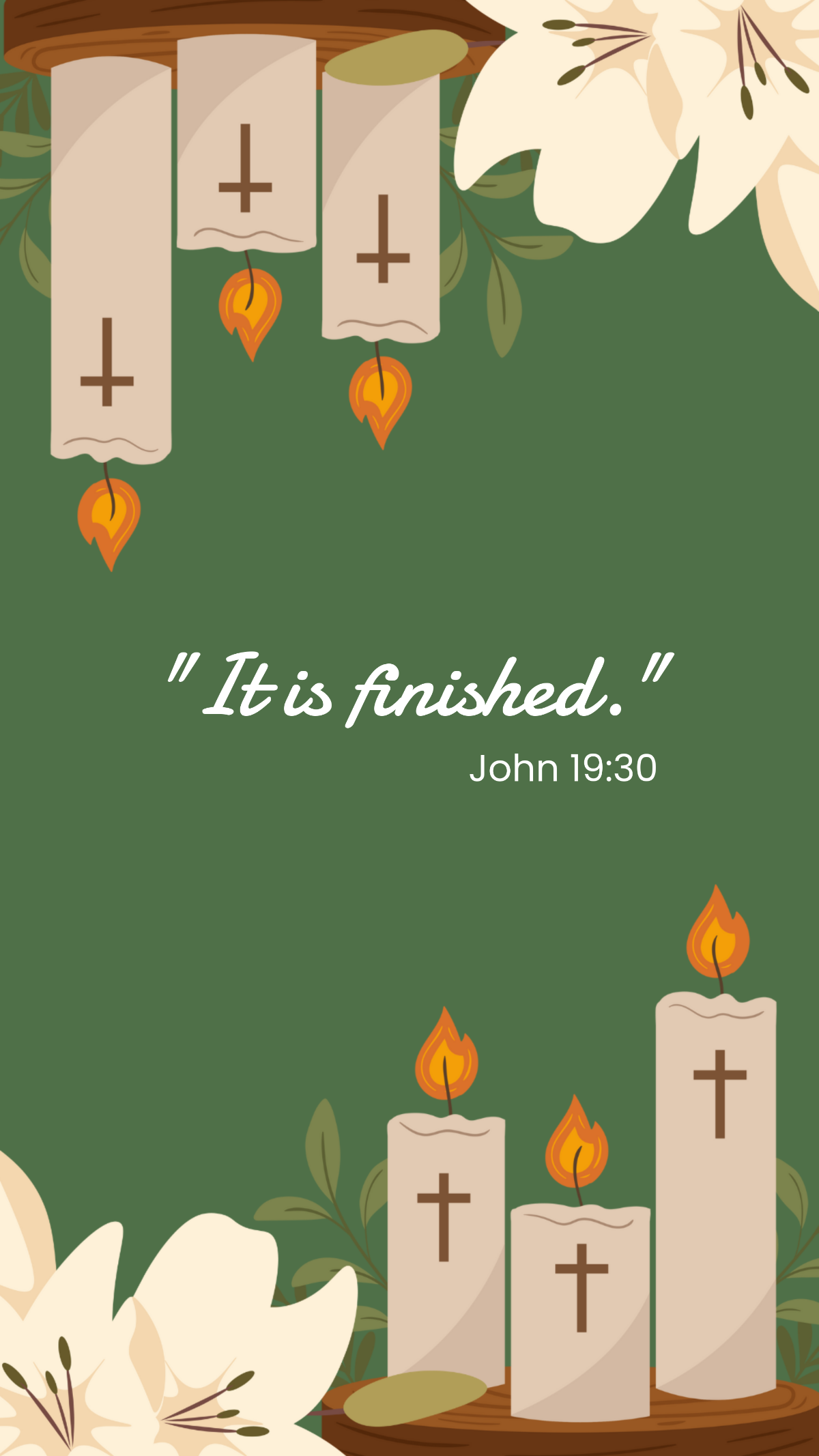 Free Good Friday Jesus Quote Template