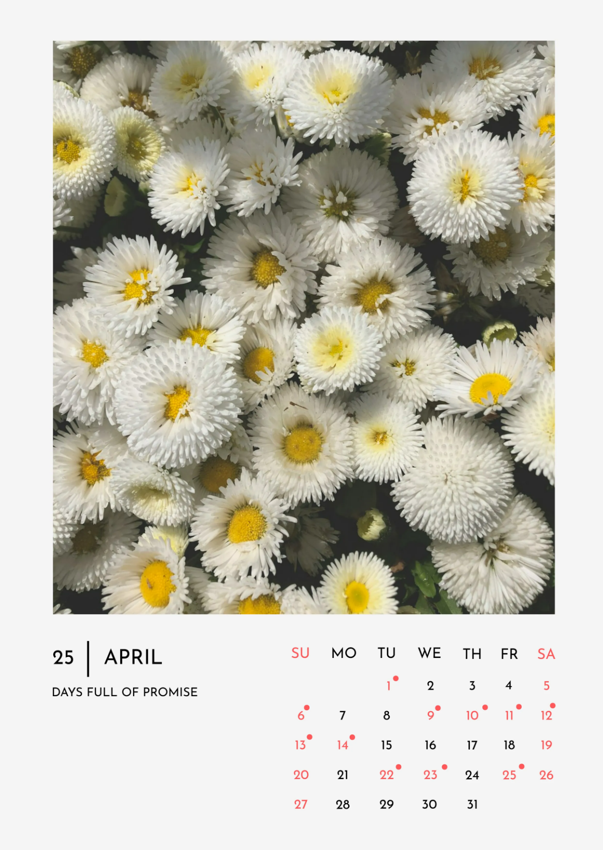 Free April 2025 Calendar with US Holidays Template to Edit Online