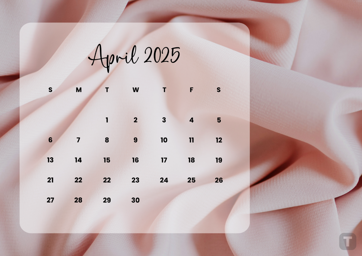 Free April 2026 Calendar with Background Template to Edit Online