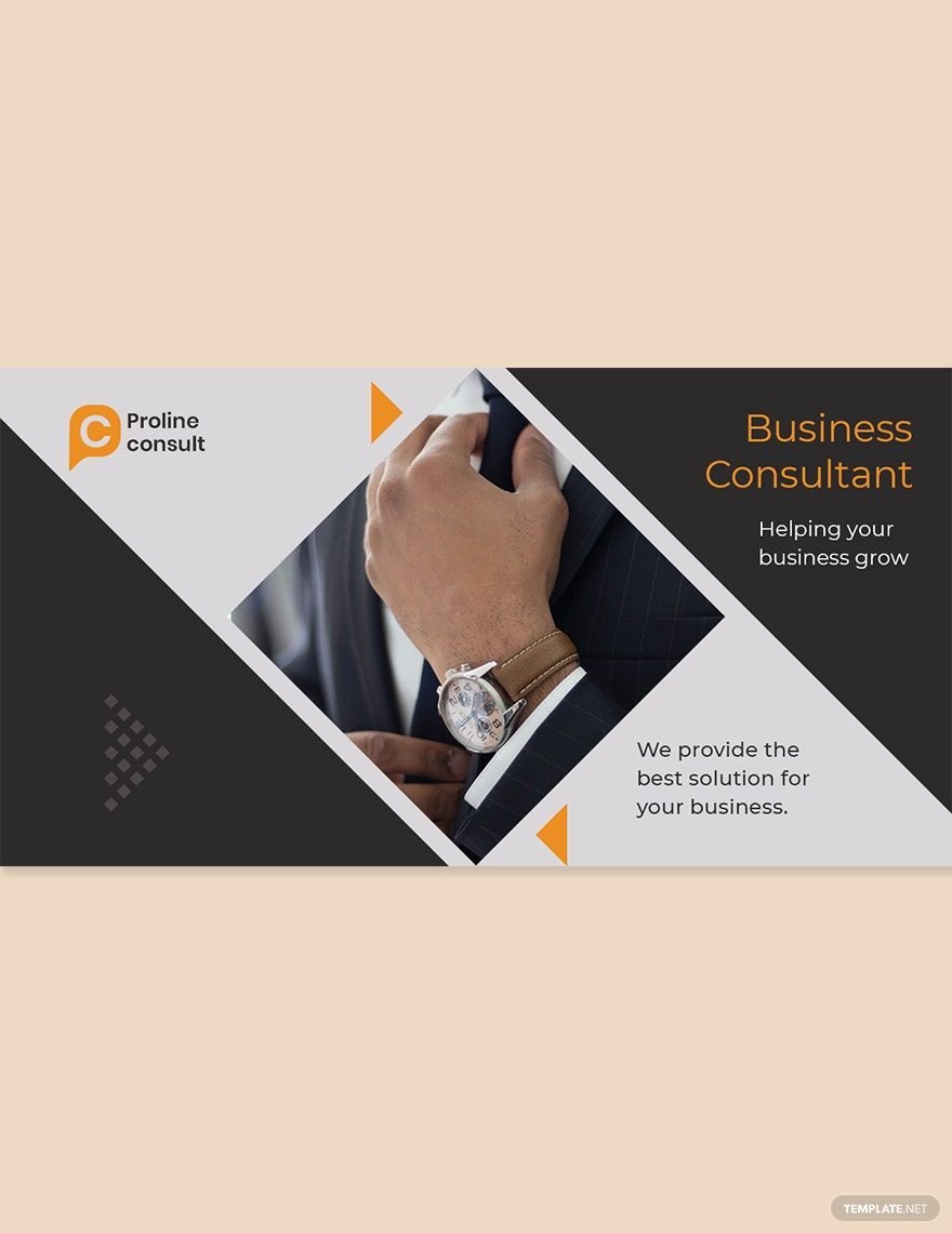 Business Consultant Facebook Post Template