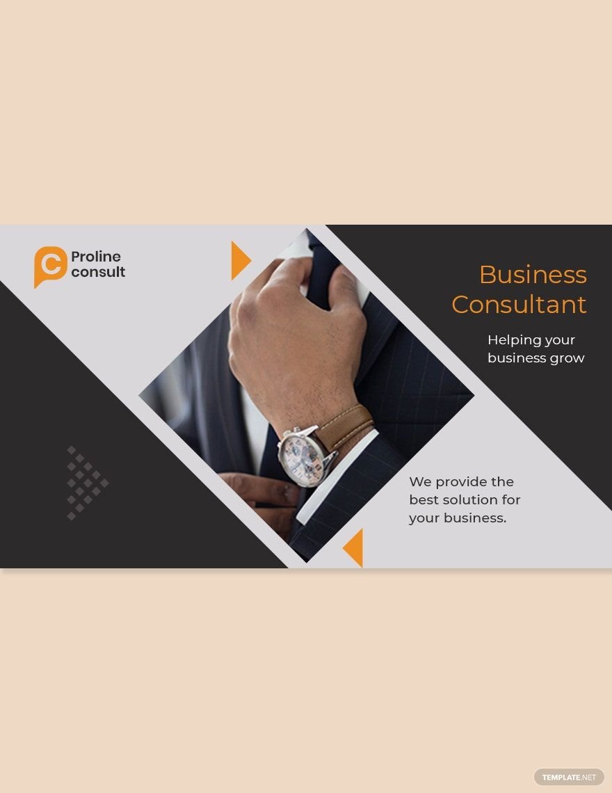 Business Consultant Twitter Post Template