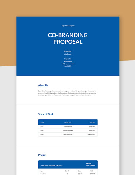 Image 6 for Branding Proposal Template
