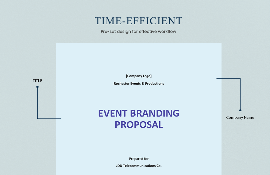 Event Branding Proposal Template