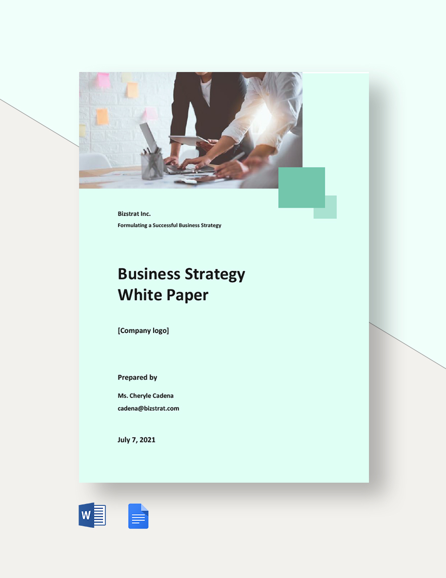 Business Strategy White Paper