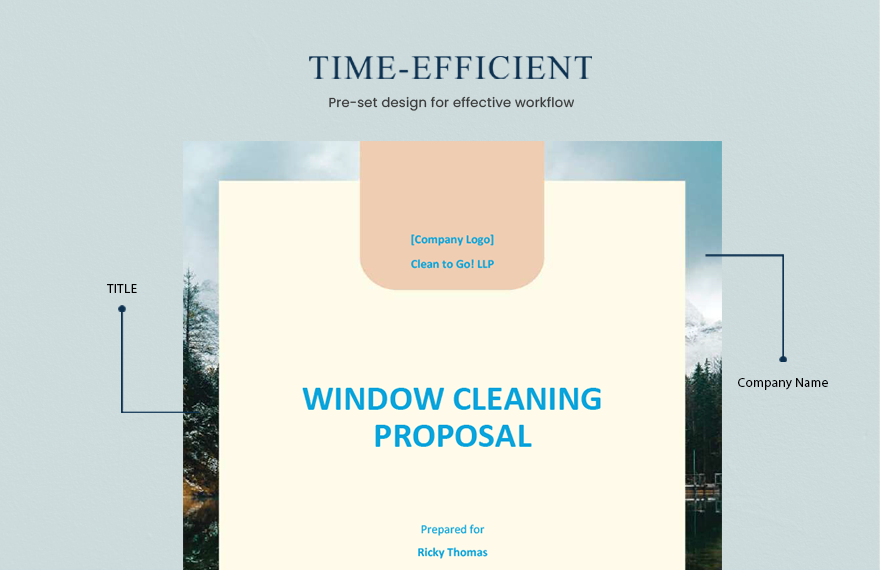 Window Cleaning Proposal Template