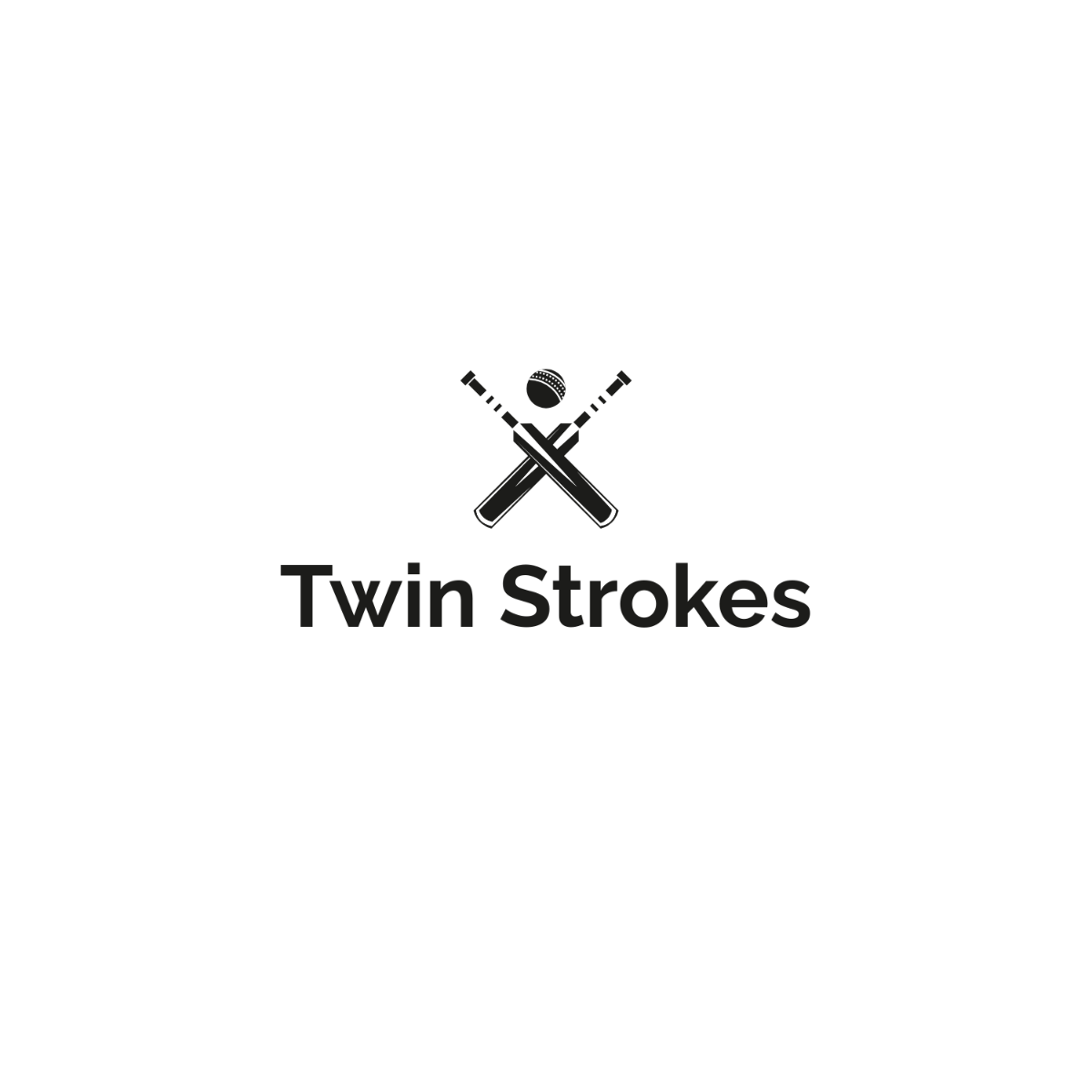 Free Black And White Cricket Logo to Edit Online