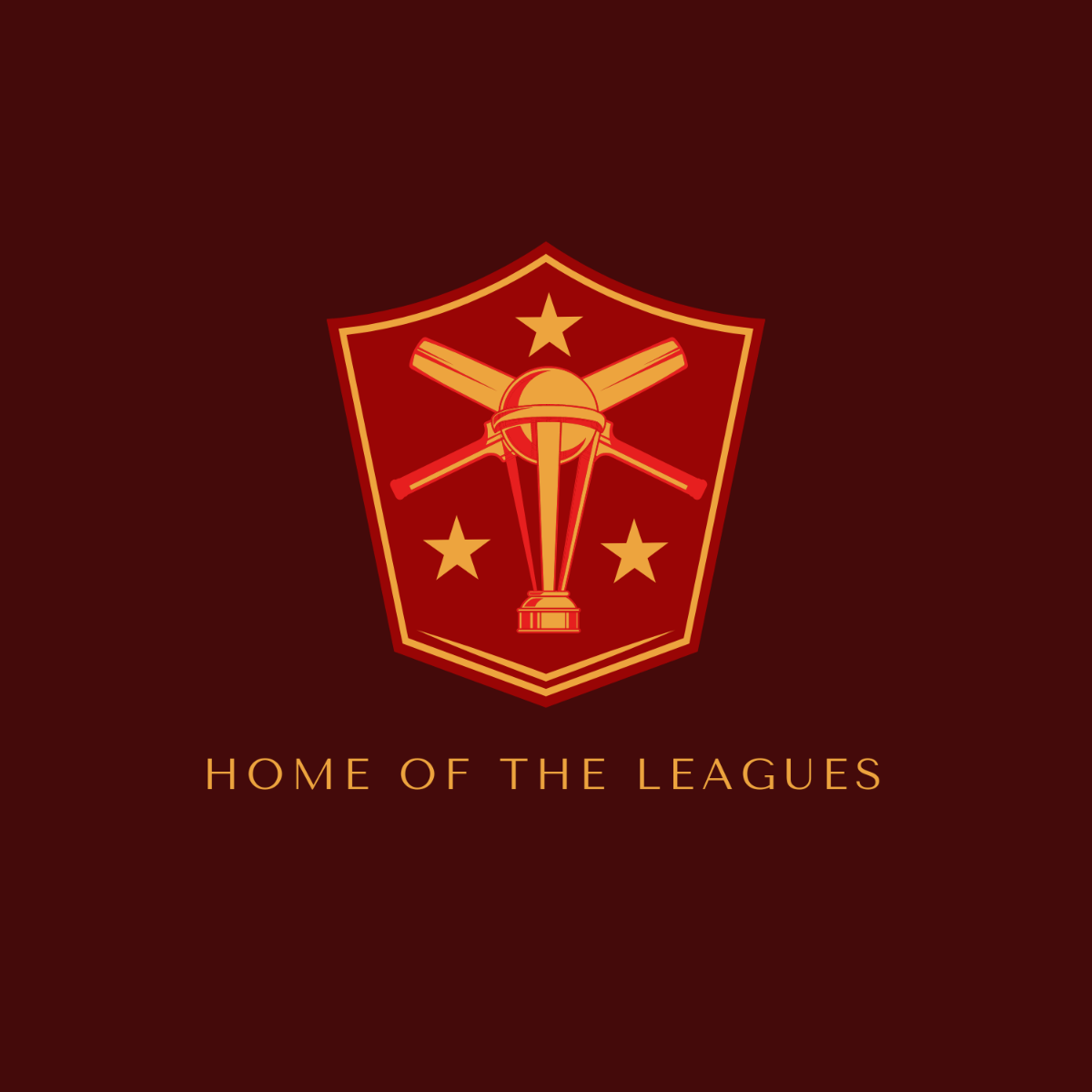 Free Cricket League Logo Template