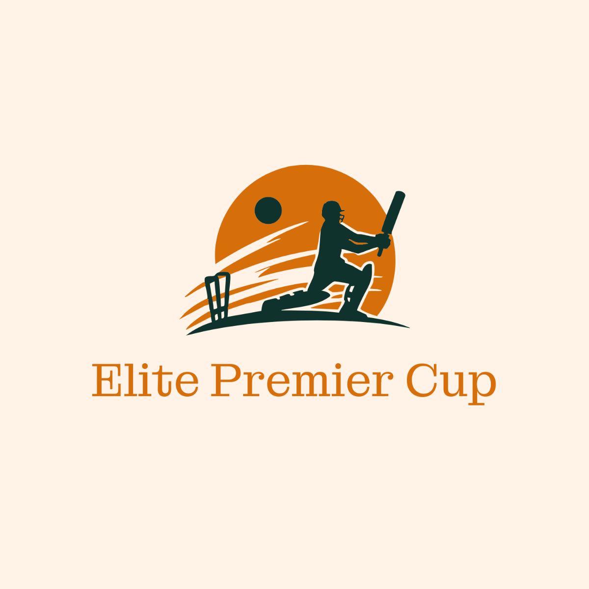 Free National Cricket Logo Template