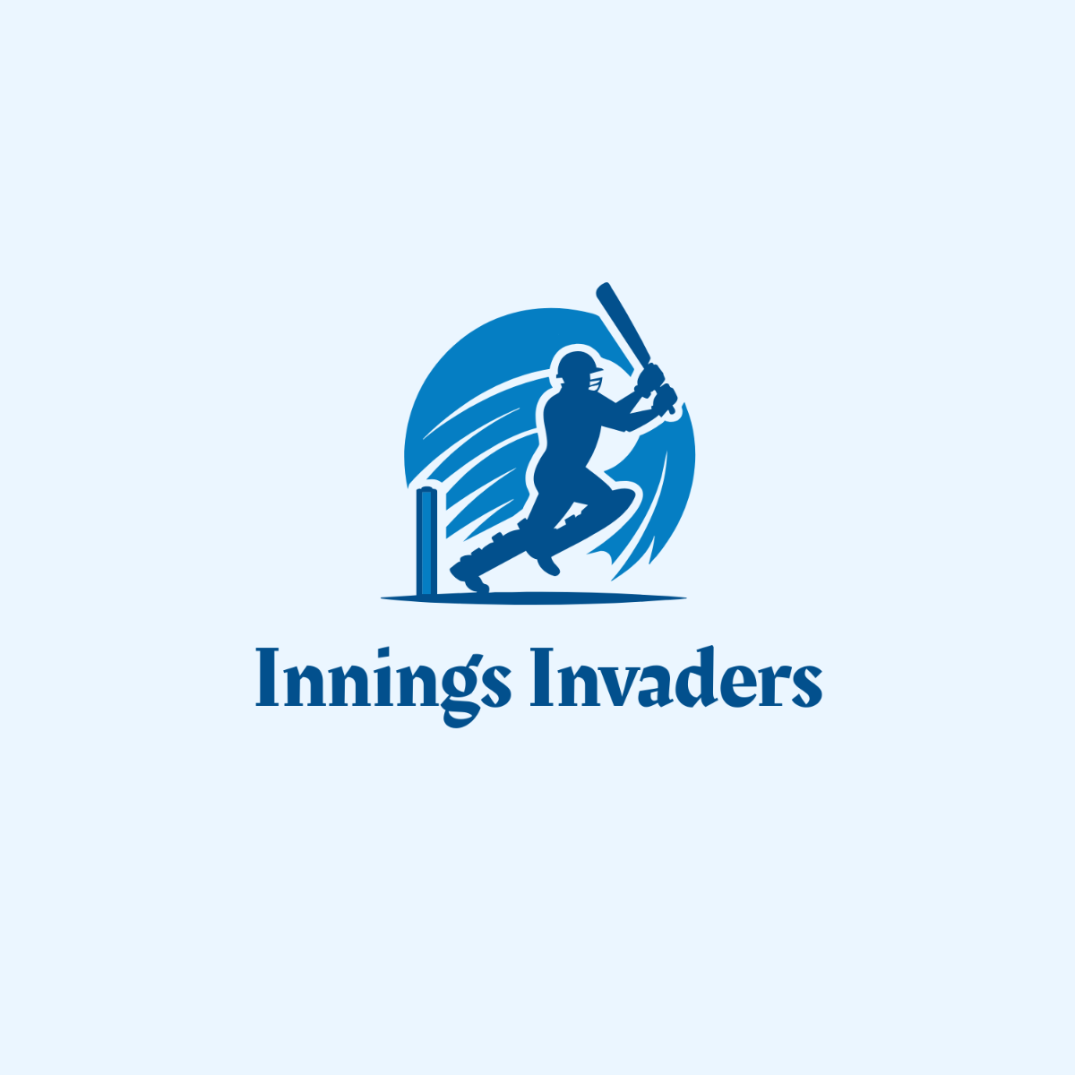 Free Fantasy Cricket Logo Template