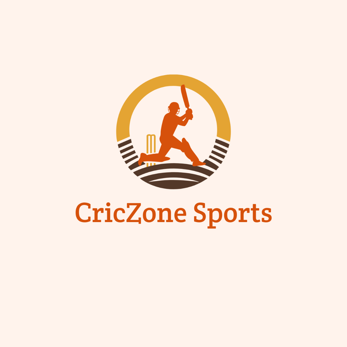 Free Cricket Store Logo Template