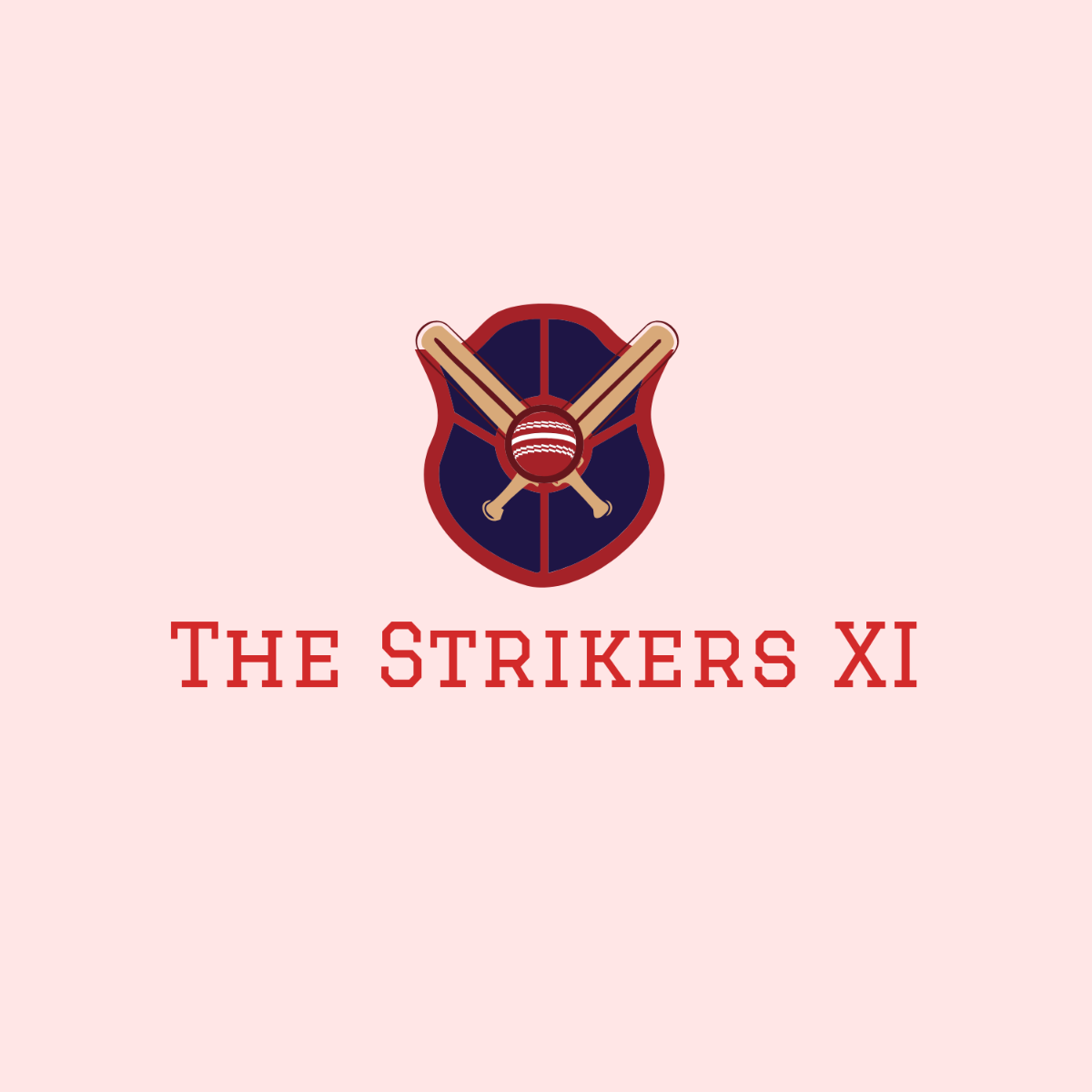 Free Cricket Team Badge Logo Template