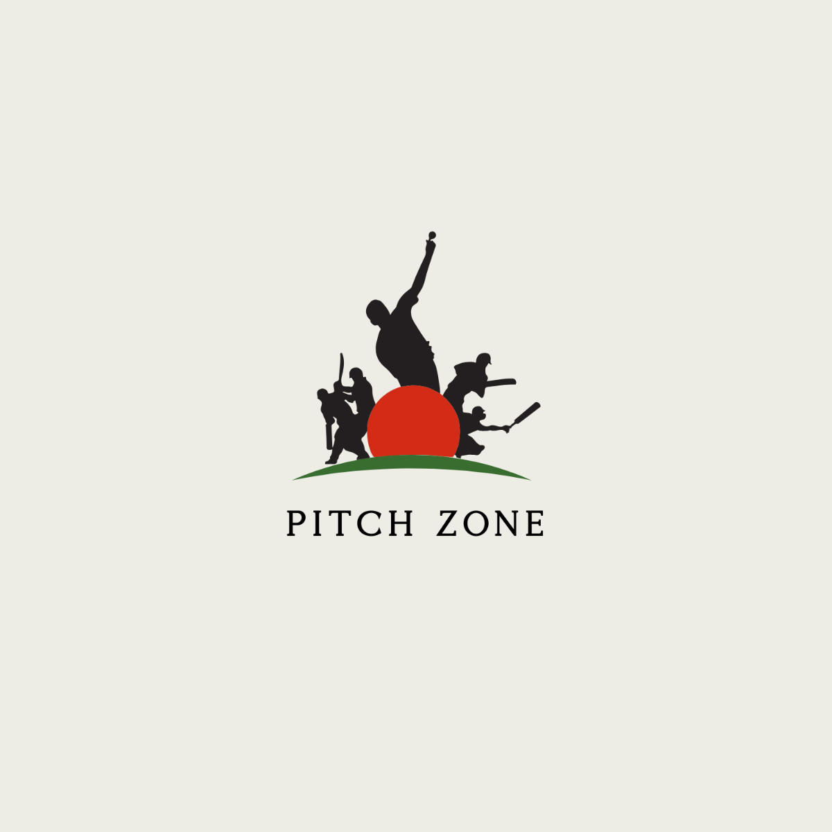 Free Cricket Ground Logo Template