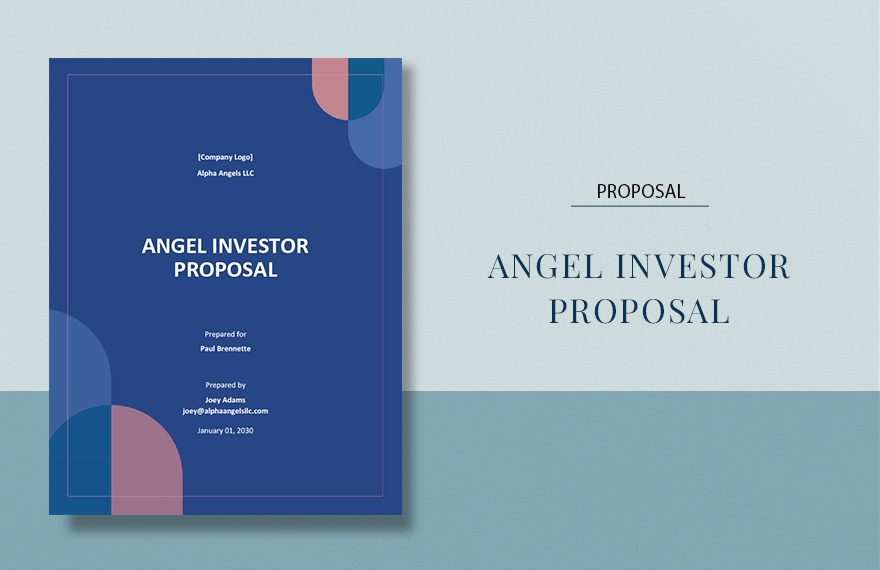 Angel Investor Proposal Template