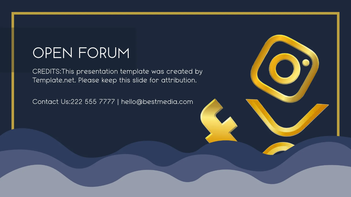 Free Elegant Presentation Border Template to Edit Online