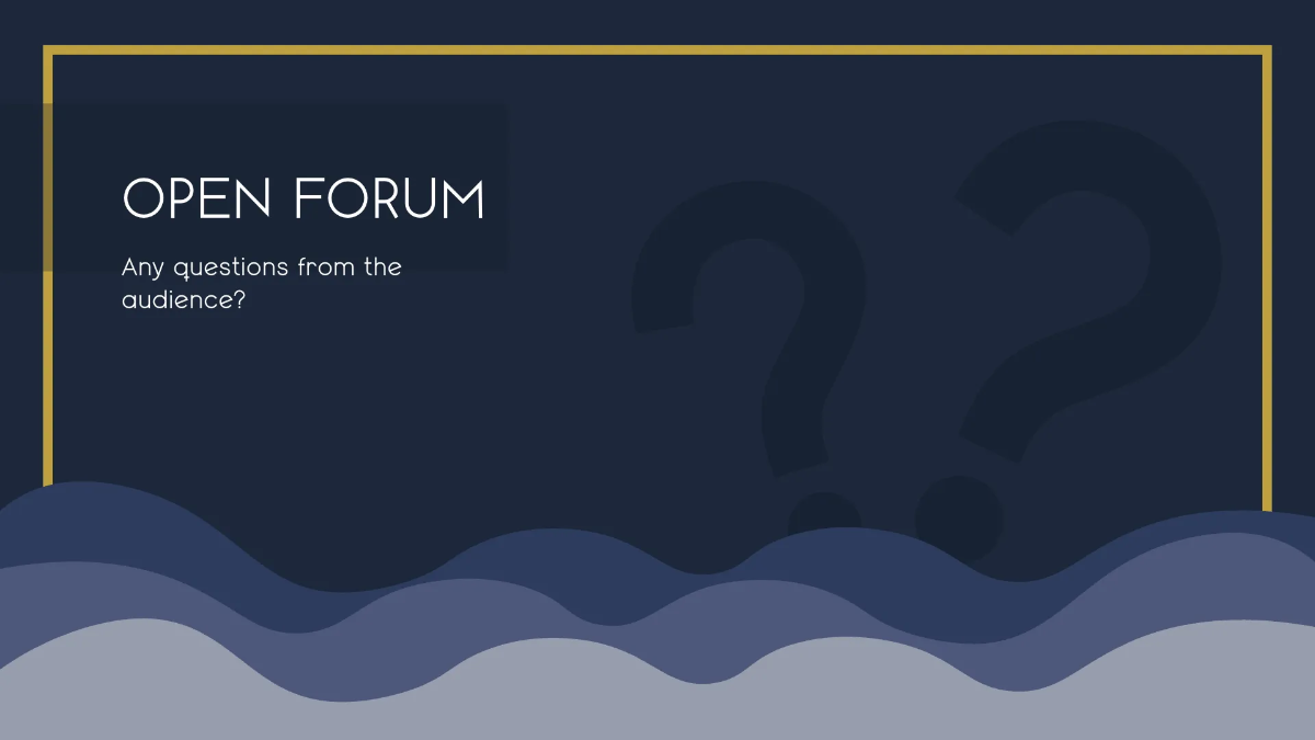 Free Elegant Presentation Border Template to Edit Online