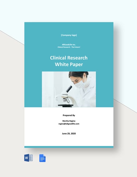 Clinical Research White Paper