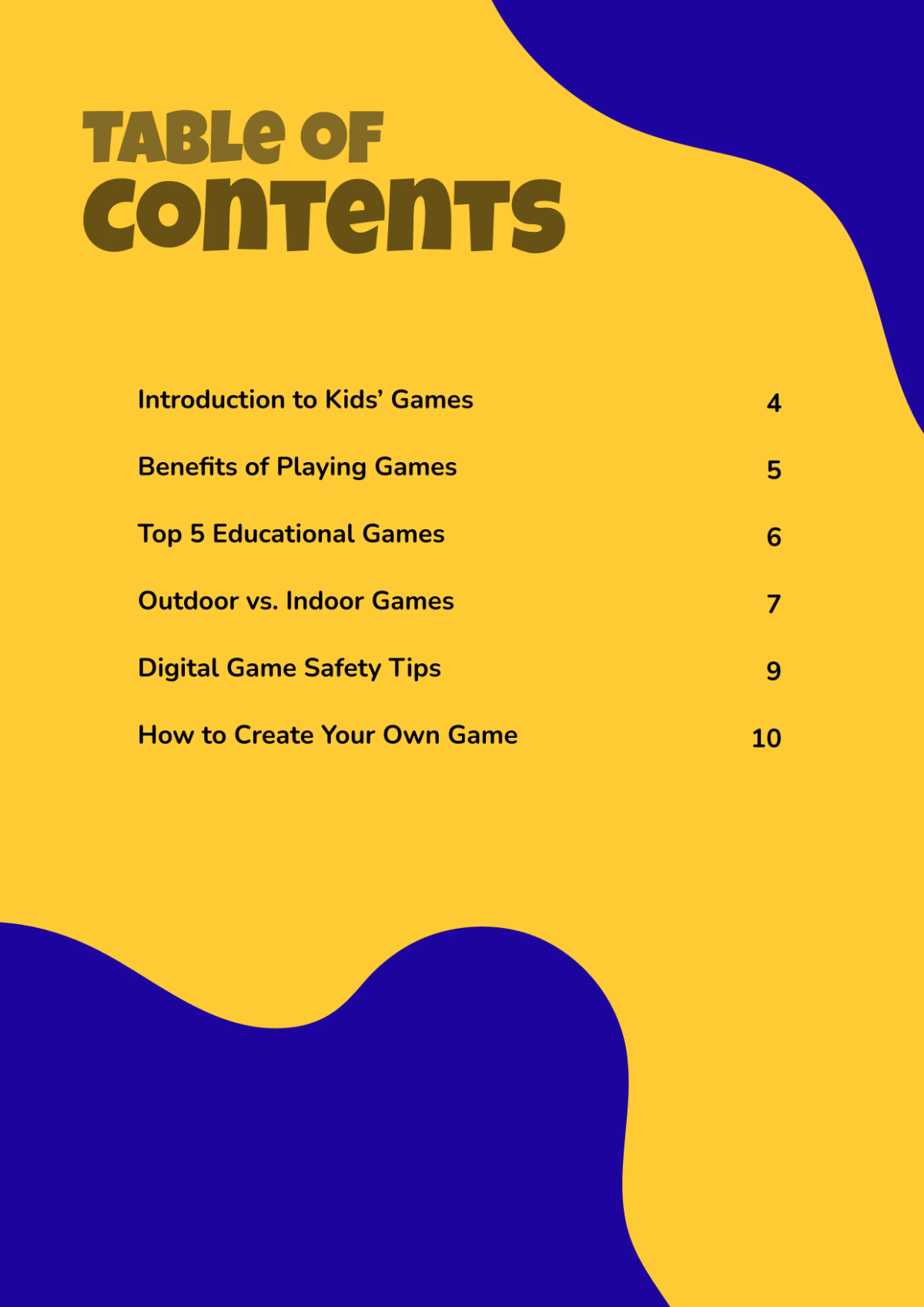 Free Graphic Booklet for Kids Template to Edit Online