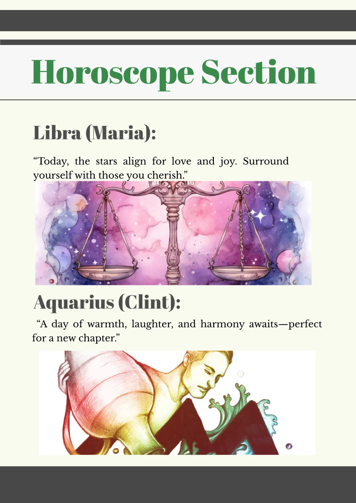 Free Aesthetic Wedding Newspaper Template to Edit Online