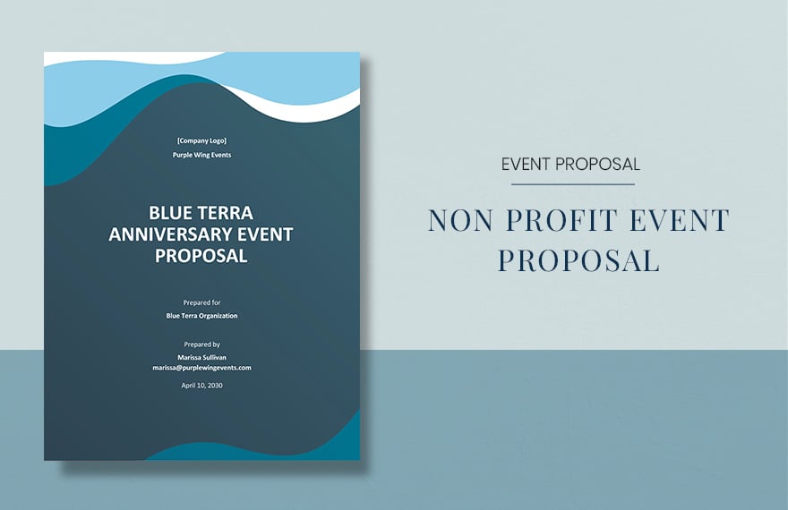 Non Profit Event Proposal Template