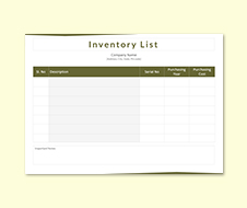 Free List Templates [ Download &amp; Editable ] | Template.net