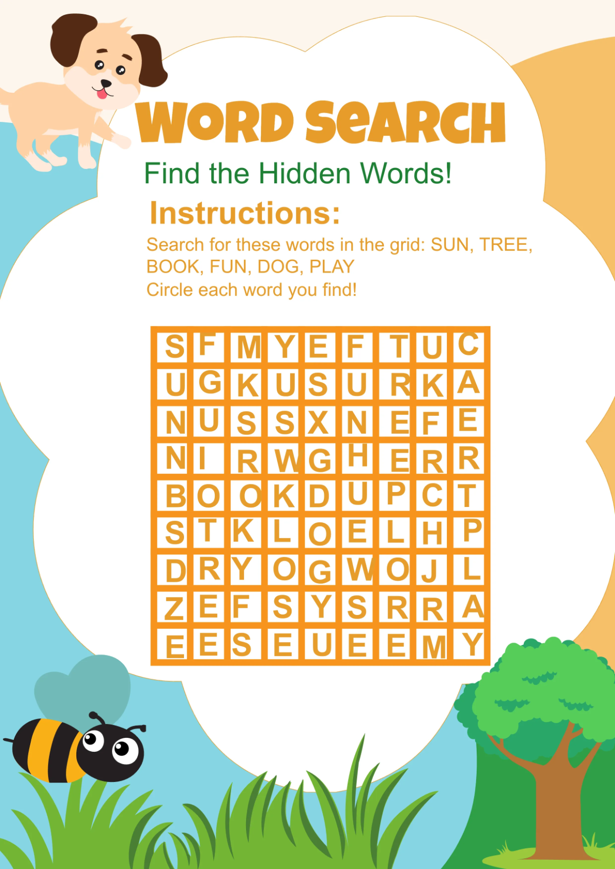 Free Children's Activity Booklet Template to Edit Online