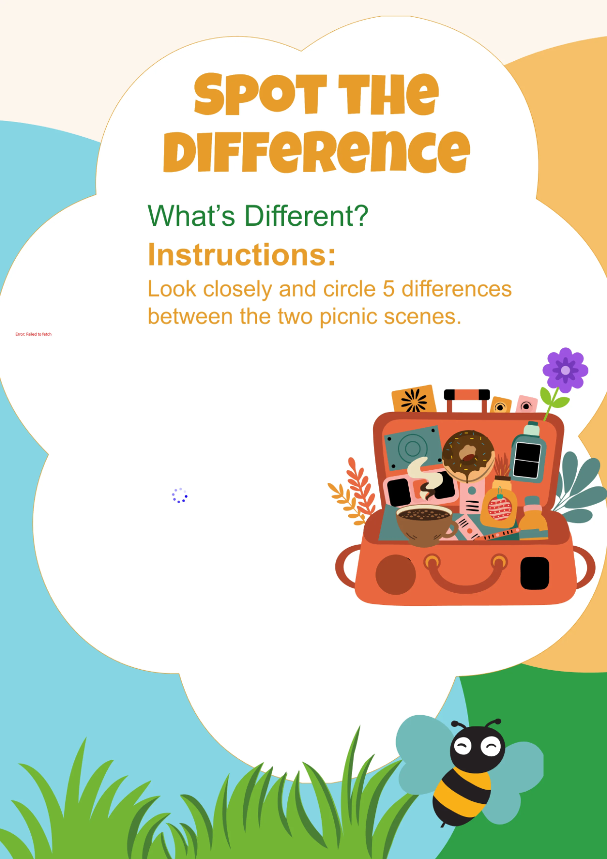 Free Children's Activity Booklet Template to Edit Online