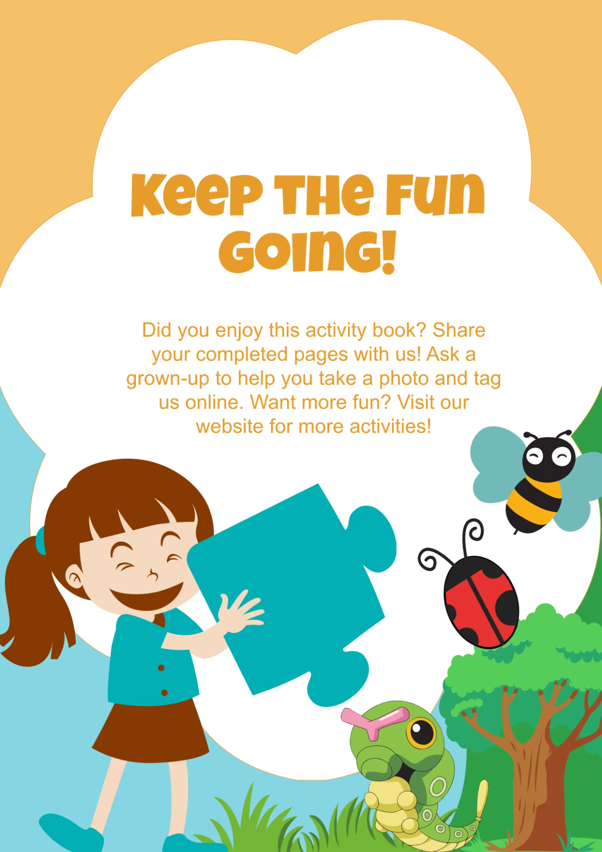 Free Children's Activity Booklet Template to Edit Online