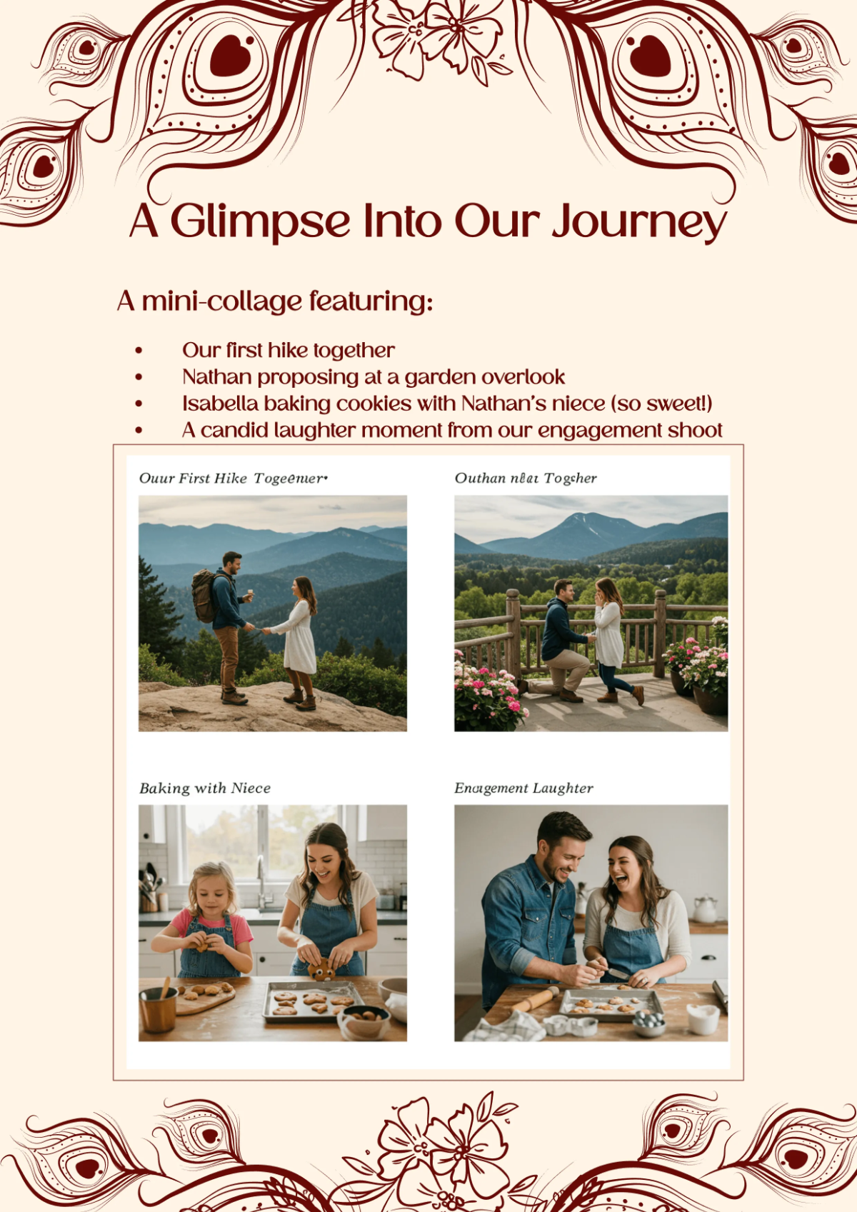 Free Modern Wedding Booklet Template to Edit Online