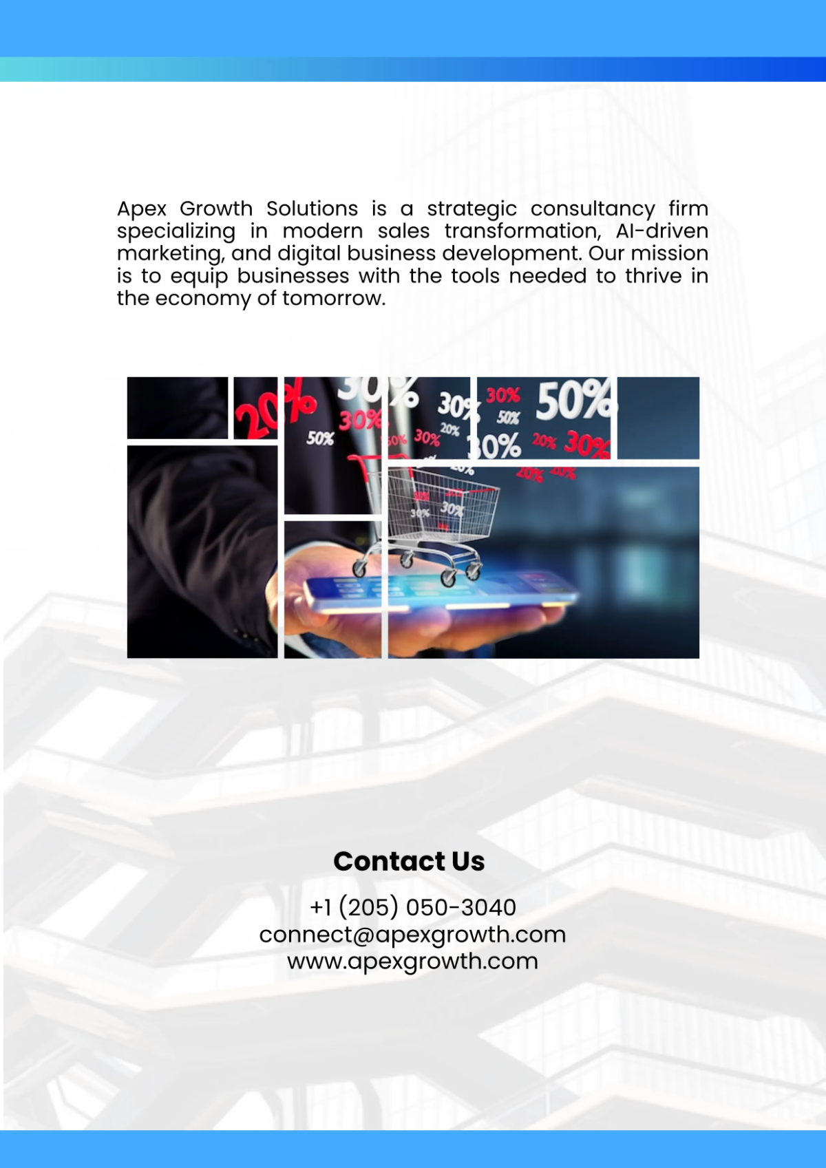 Free Blue Sales Booklet Template to Edit Online