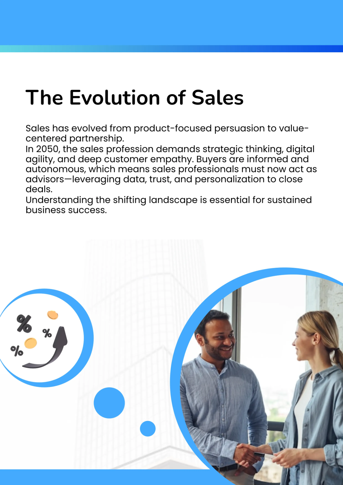 Free Blue Sales Booklet Template to Edit Online