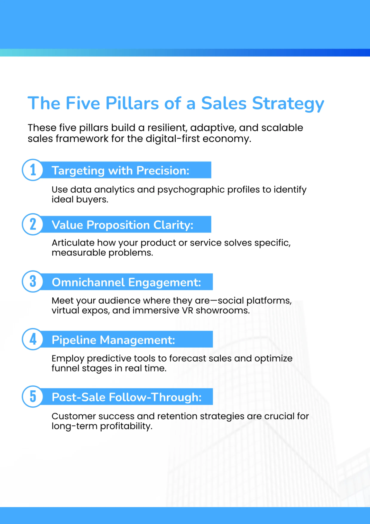 Free Blue Sales Booklet Template to Edit Online