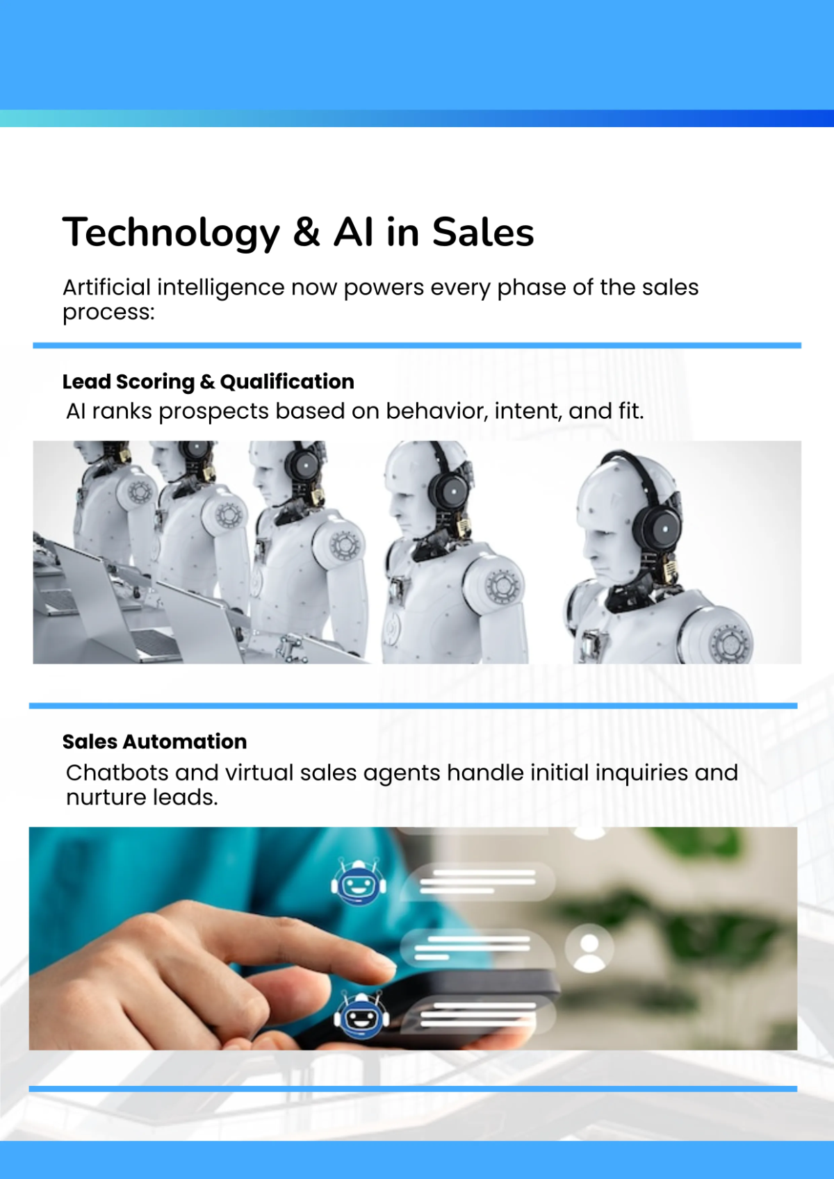 Free Blue Sales Booklet Template to Edit Online