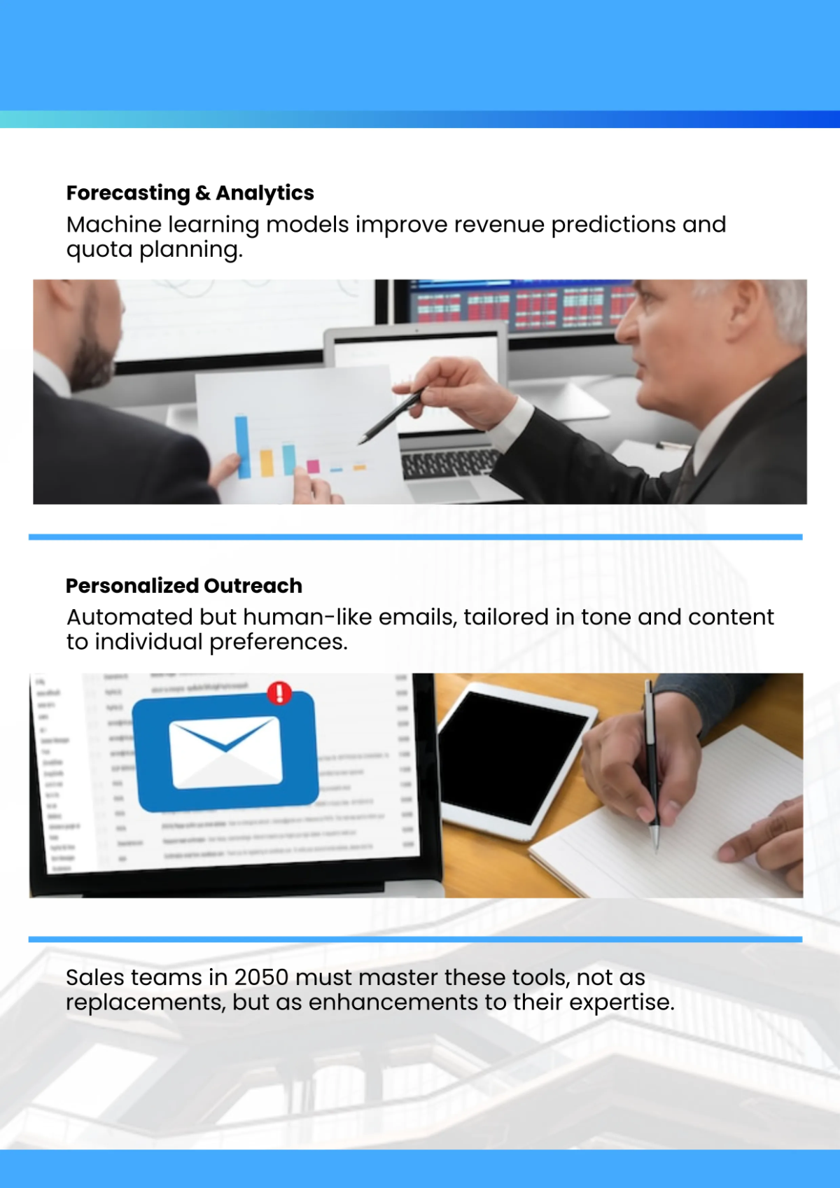 Free Blue Sales Booklet Template to Edit Online