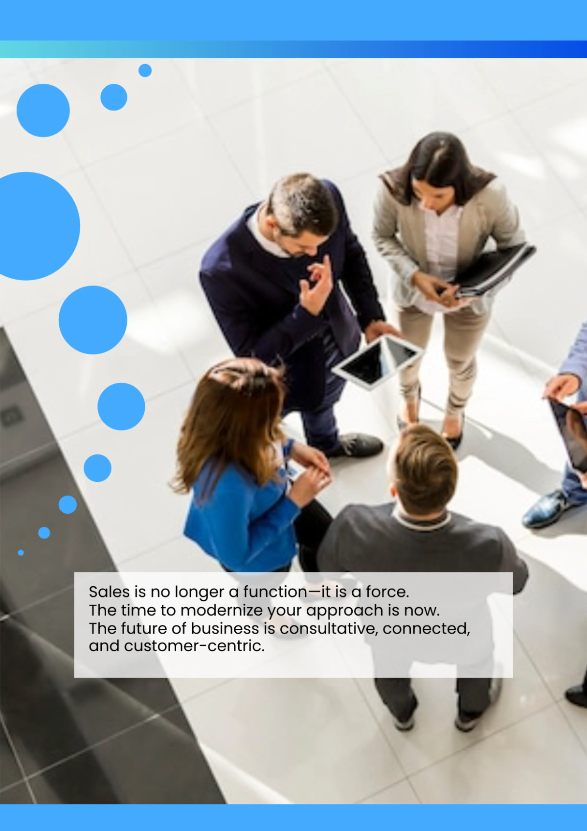 Free Blue Sales Booklet Template to Edit Online