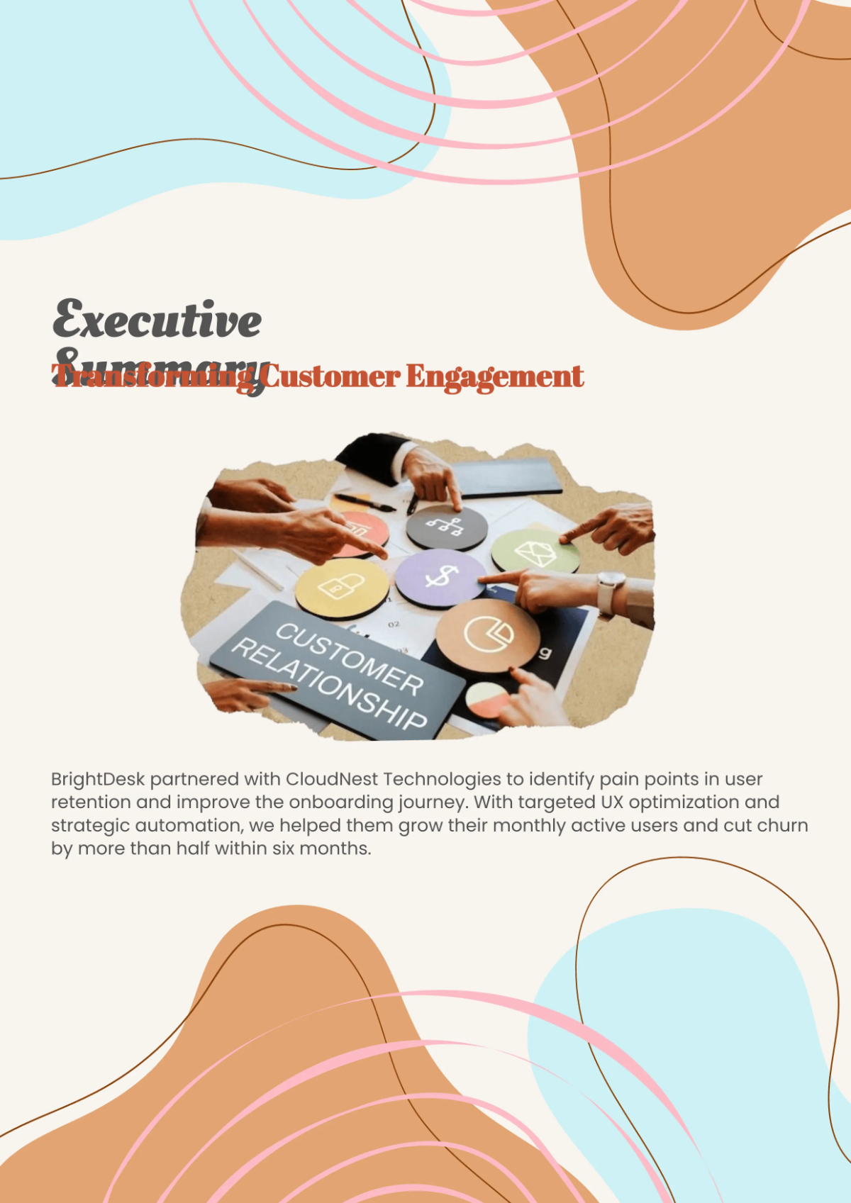 Free Aesthetic Case Study Booklet Template to Edit Online