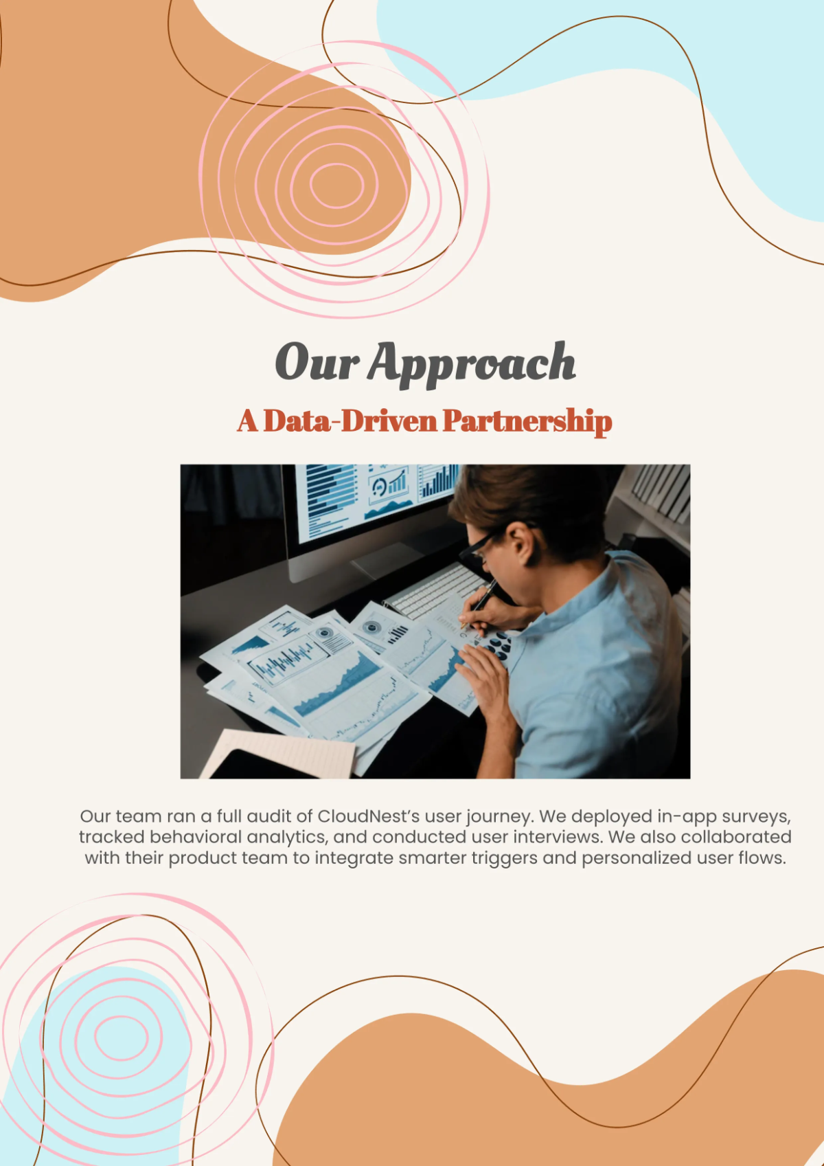 Free Aesthetic Case Study Booklet Template to Edit Online