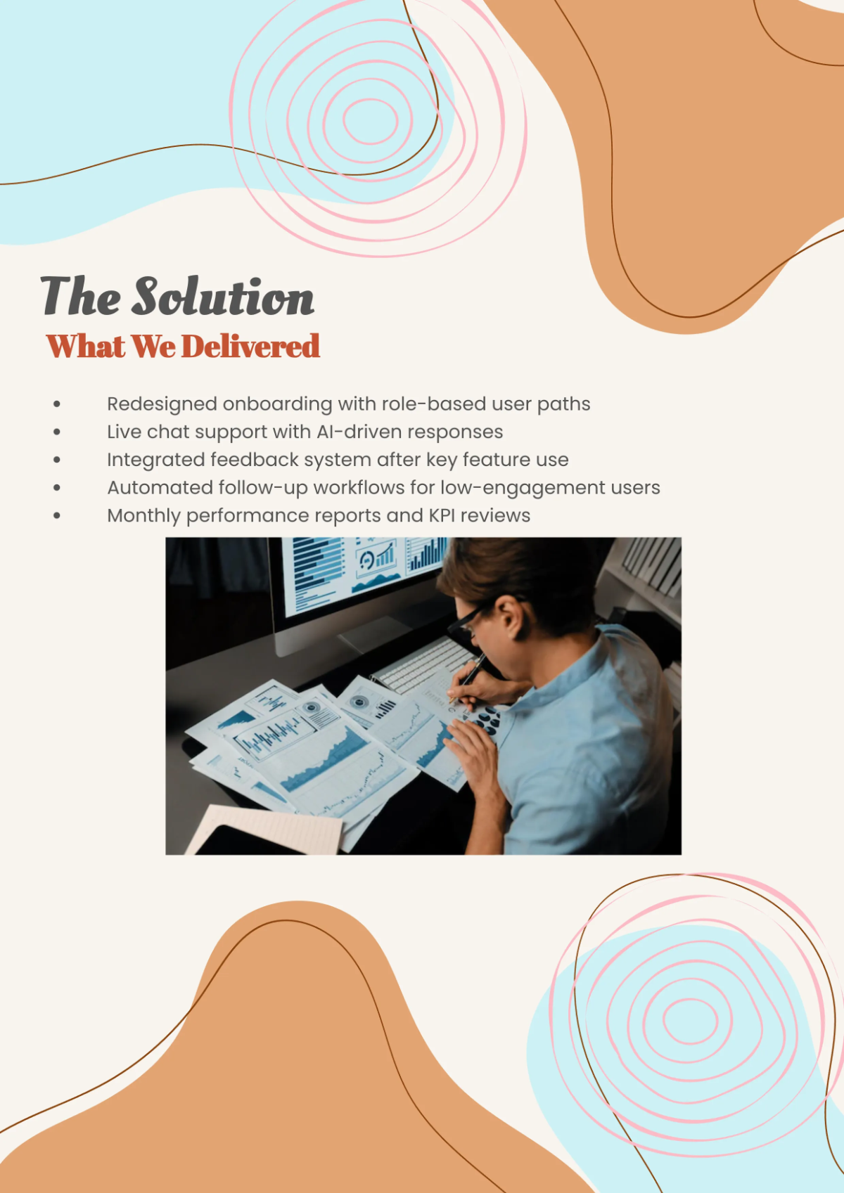 Free Aesthetic Case Study Booklet Template to Edit Online