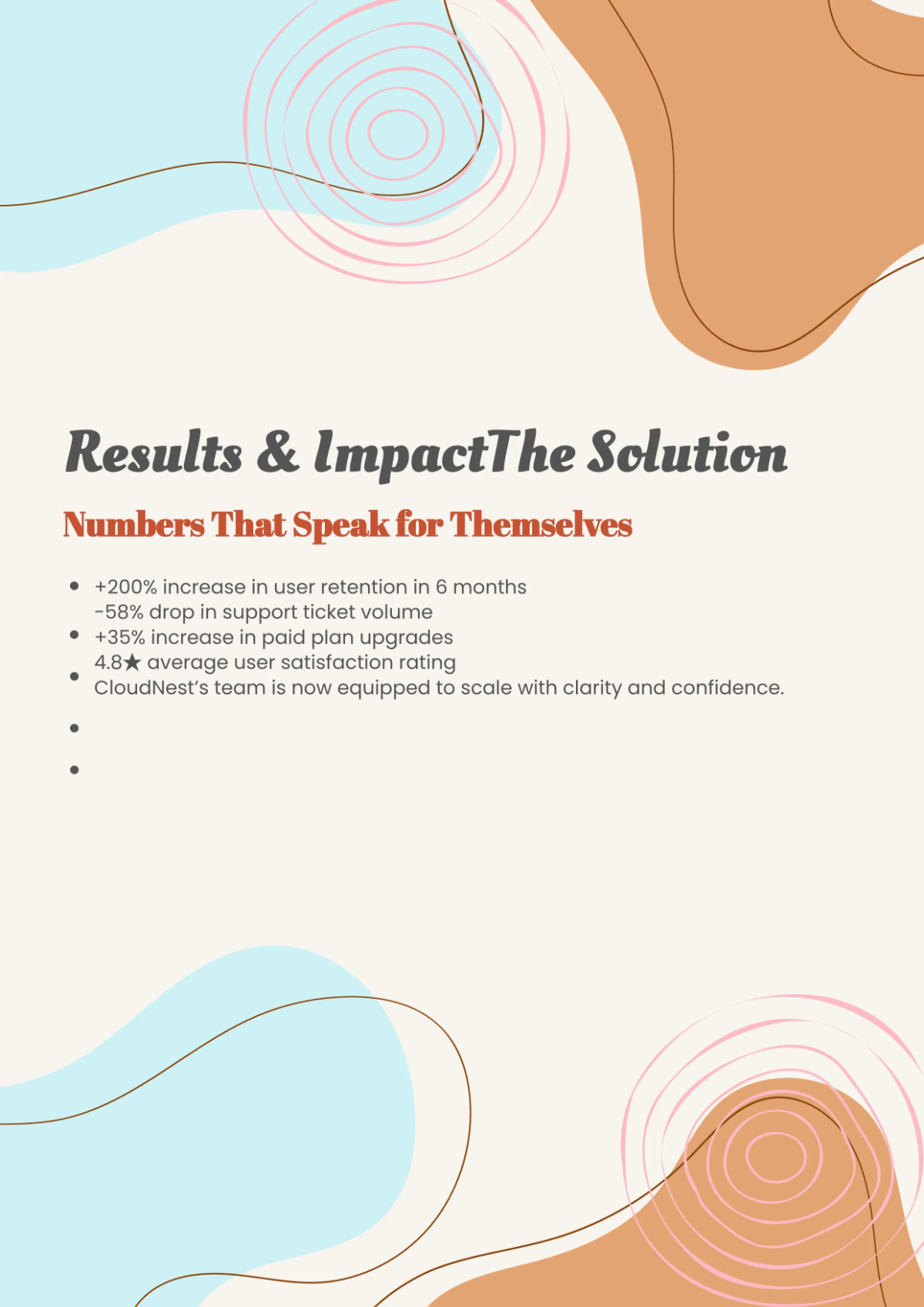 Free Aesthetic Case Study Booklet Template to Edit Online