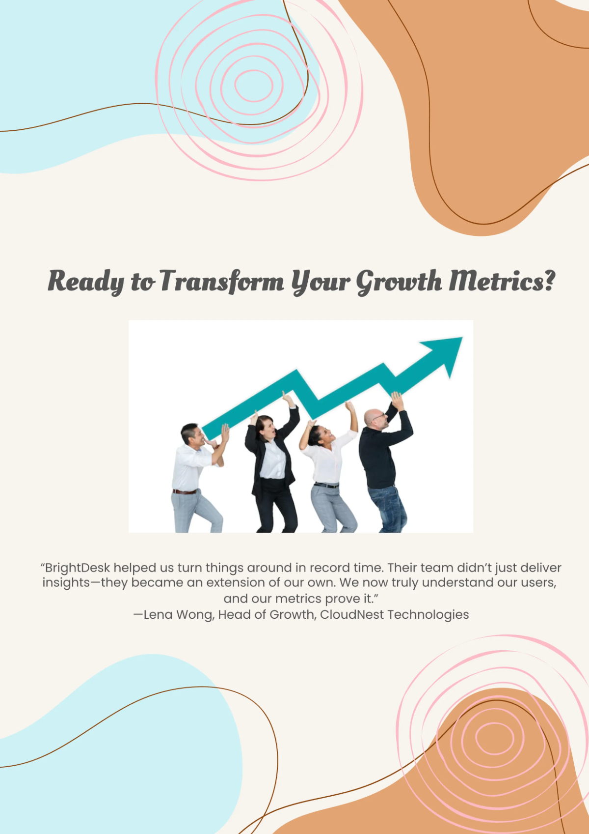 Free Aesthetic Case Study Booklet Template to Edit Online