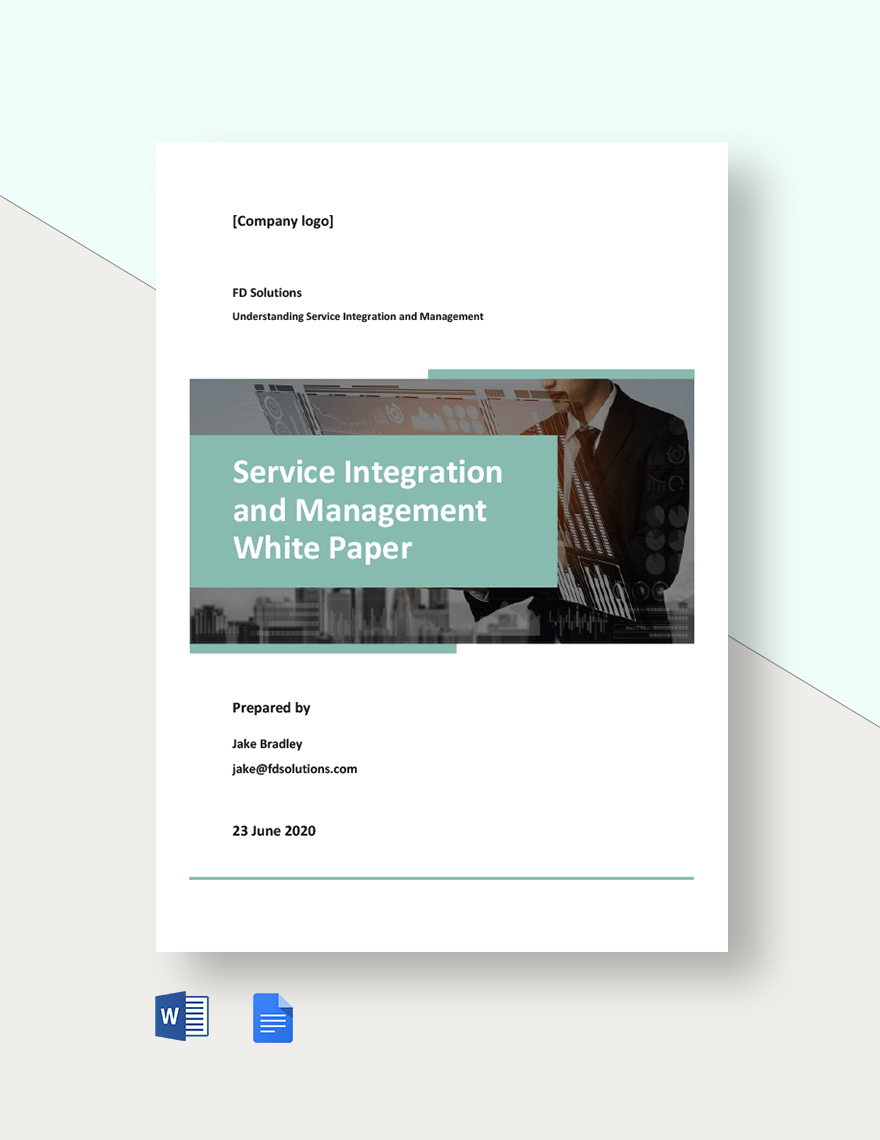 Service Integration and Management White Paper Template