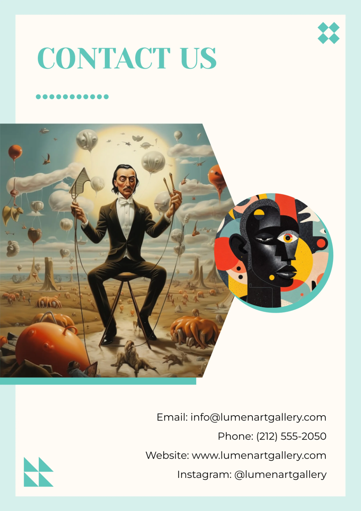 Free Professional Art Booklet Template to Edit Online